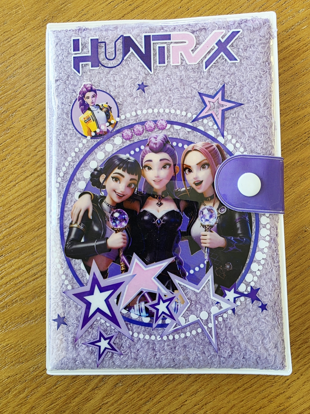 Kpop Demon Hunters Huntrix Girls Soft Cover Notebook with Snap Closure